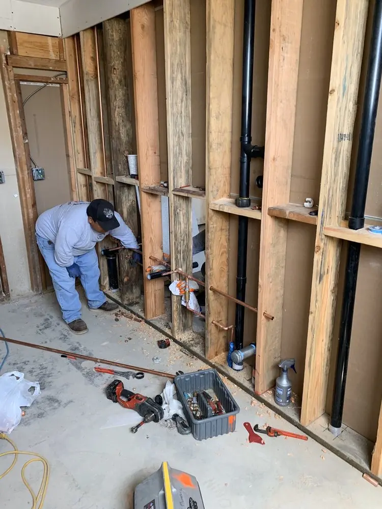 Commercial rough-in plumbing for Gas Line Repair in Sproul